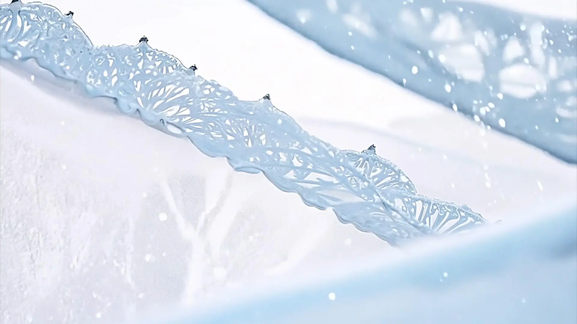 Frost Pattern Background for Festive and Event Videos